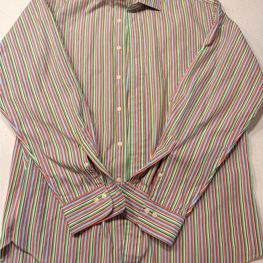 Ralph Lauren Men's Vibrant Striped Shirt